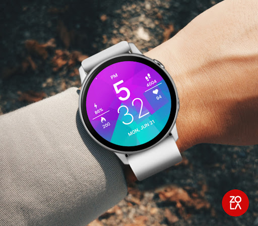 Modern Sporty Fit Watch Face Screen 3