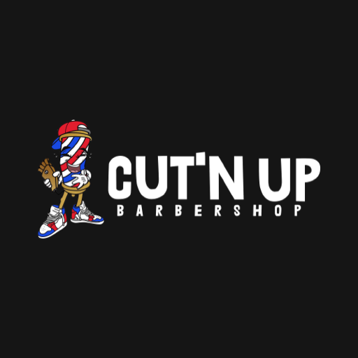 Cutn Up Barbershop logo