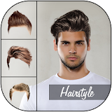 Men hairstyle set my face icon