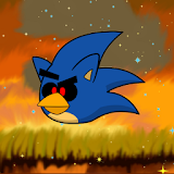 Angry Sonic Exe Bird icon