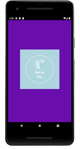 Android application Temperature COnvertor screenshort