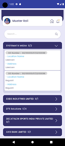 S&IB EMP APP Screen 2