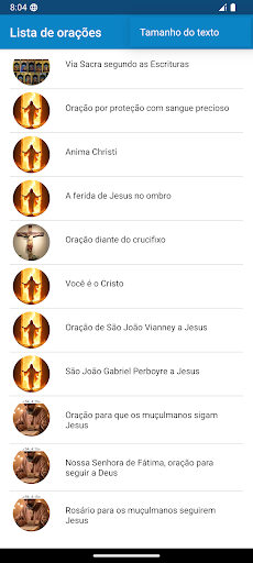 Visualização do aplicativo