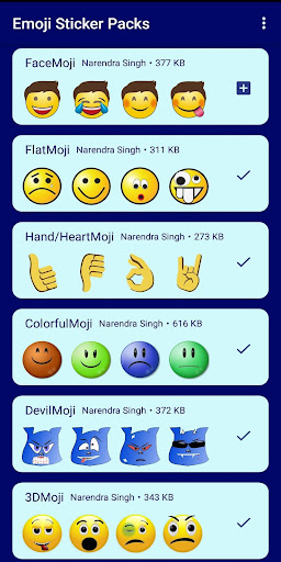 HD Emoji Stickers - WAStickerA Screen 2