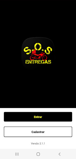 Android application SOS Entregas Entregador screenshort
