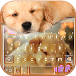 Cover Image of Unduh Tema Keyboard Anak Anjing Tidur Dinamis  APK
