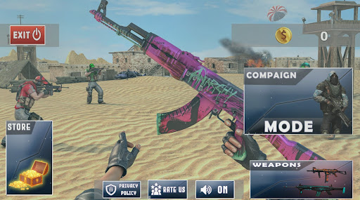 Android application Modern Shooting War Encounter screenshort