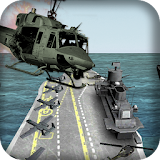 Frontline airforce shooting gunner helicopter 3d icon