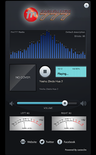 Fm777 Radio Player Screen 2