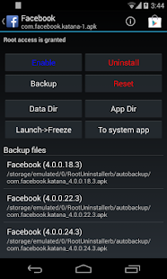 Root Uninstaller Pro Schermata