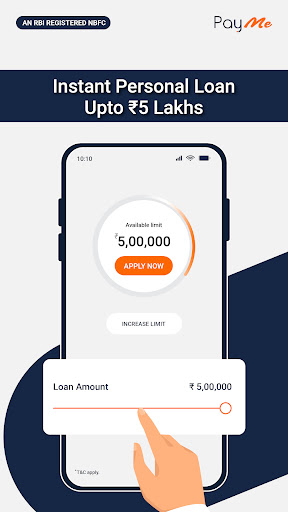 Android application PayMe: Personal Loan App screenshort
