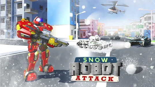 Snow Robot Attack: Robot Games
