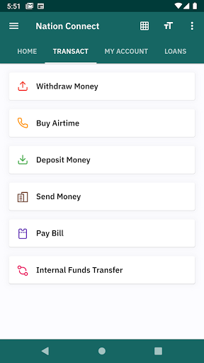 NATION SACCO Connect Screen 2