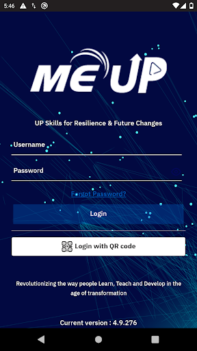 Android application ME UP screenshort