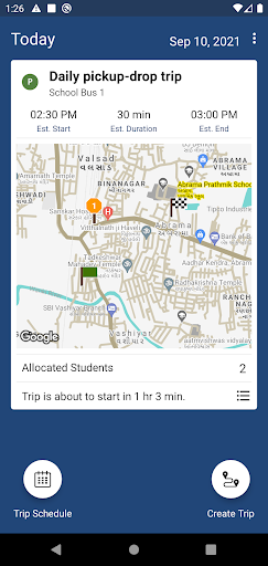 Android application Mobitrack Driver screenshort