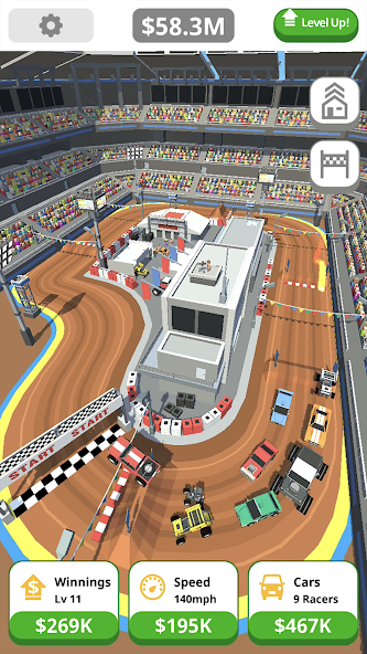 Idle Tap Racing 2.0.0 APK + Mod (Unlimited money) untuk android