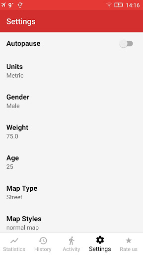 Screenshot of Walking Tracker - Step Counter