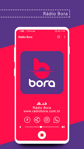 Android application Rádio Bora screenshort