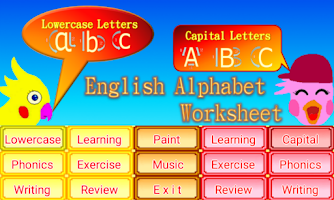 English Alphabet Learning APK Снимки экрана #1