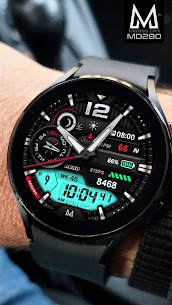 MD280  Hybrid watch face Apk Download 2