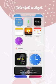 Captura 15 Color Widgets, Widgets iOS 15 android