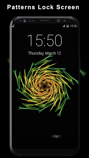 Android application Patterns Lock Screen screenshort