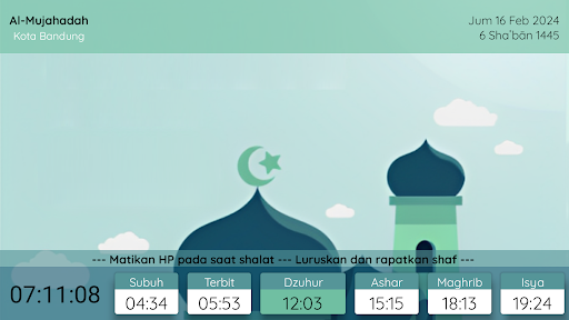 Masjid TV Screen 2