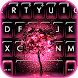 Neon Pink Galaxy キーボード - Androidアプリ