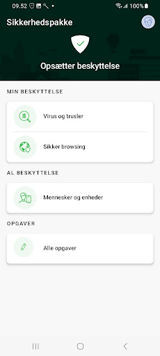 Android application YouSee Sikkerhedspakke screenshort