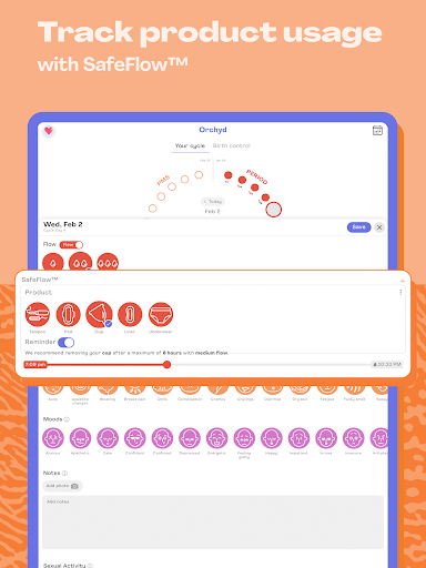 Screenshot of Orchyd - Track Your Period