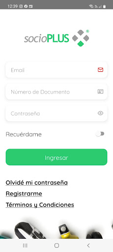 Android application SocioPLUS UX screenshort