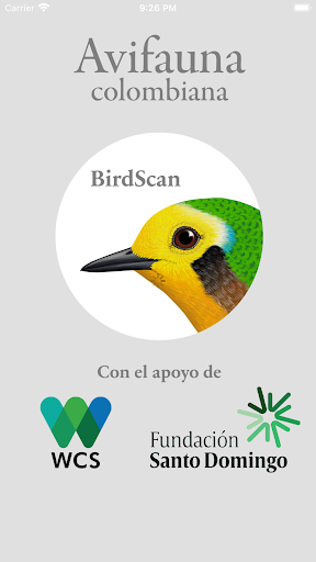 Android application Avifauna Colombiana - BirdScan screenshort