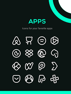 Linebit Light Icon Pack Captura de pantalla
