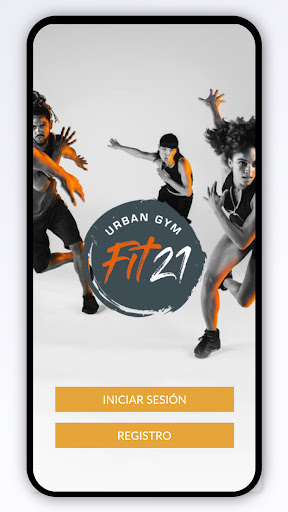 Android application Fit21 Urban Gym screenshort
