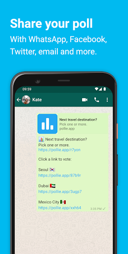 Pollie: Create Polls Screen 2