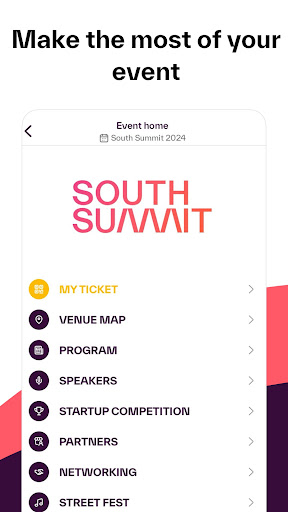 Screenshot of South Summit
