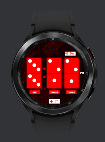 Domino Digits: Watch Face Screen 3