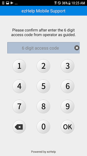 ezMobile(LG) – Remote support Screen 2