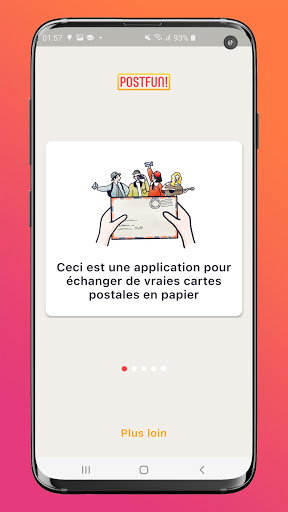 Aperçu de l'application
