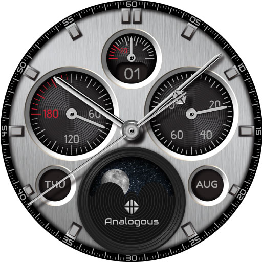 Classic Luxury Moon Watch Face Download on Windows