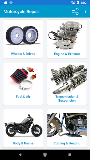 Motorcycle Repair Screen 2