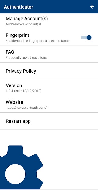 Captura 4 KU Leuven Authenticator android