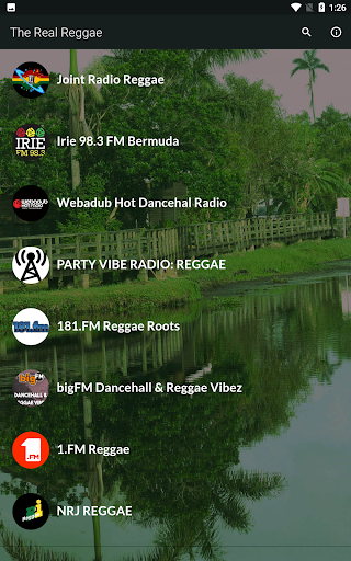 Android application The Real Reggae - Live Radio screenshort