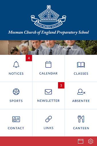 Android application Mosman Preparatory School screenshort