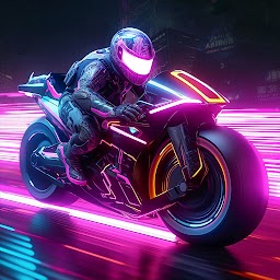 Neon Bike Race: Traffic Rider