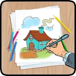 How To Draw House Apk
