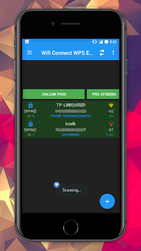 Android application WPS Connect - Testing Tool screenshort