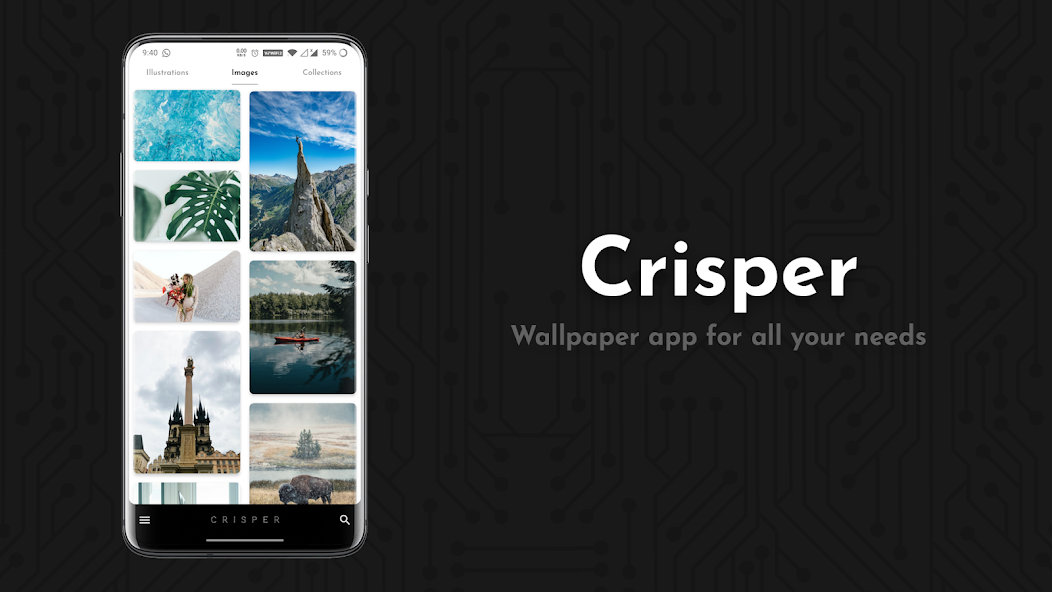 Crisper - Wallpapers & More 1.0.3.8 APK + Mod (Unlimited money) untuk android