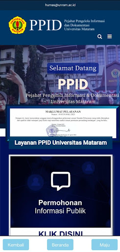 Android application PPID UNRAM screenshort