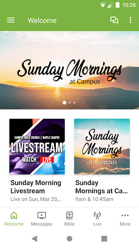 Android application Campus Bible Church screenshort